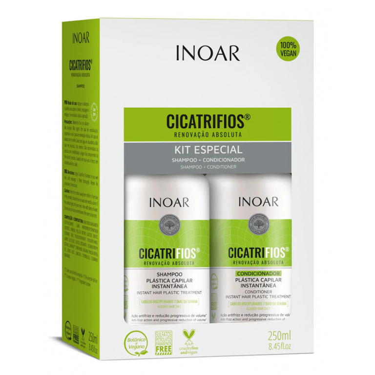 Inoar Cicatrifios Set Shampoo en Conditioner 2x 250 ML