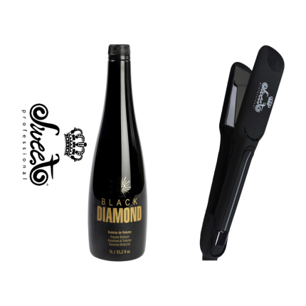 Black Diamond Proteïne Behandeling 1000ml & Sweet Professionele Stijltang