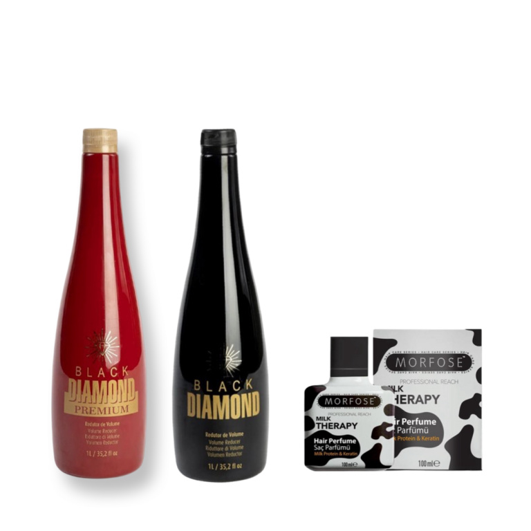 Black Diamond Proteïne & Black Diamond Premium keratine & Morfos Haarparfum