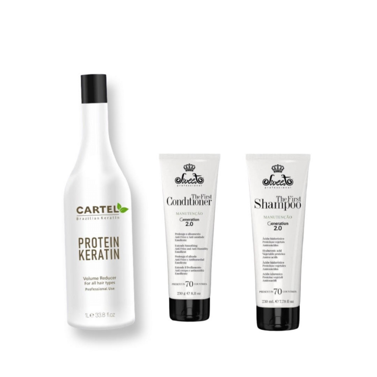 CARTEL BRAZILIAN  PROTEIN 1000ML 100 % NATUURLIJK PRODUCT & Sweet Professional Shampoo & Conditioner – Natuurlijke verzorging na keratine