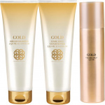 GOLD DREAM SHAMPOO 250 ML /// & /// COME TRUE CONDITIONER 250 ML & GOLD VOLUME SPRAY 150 ml