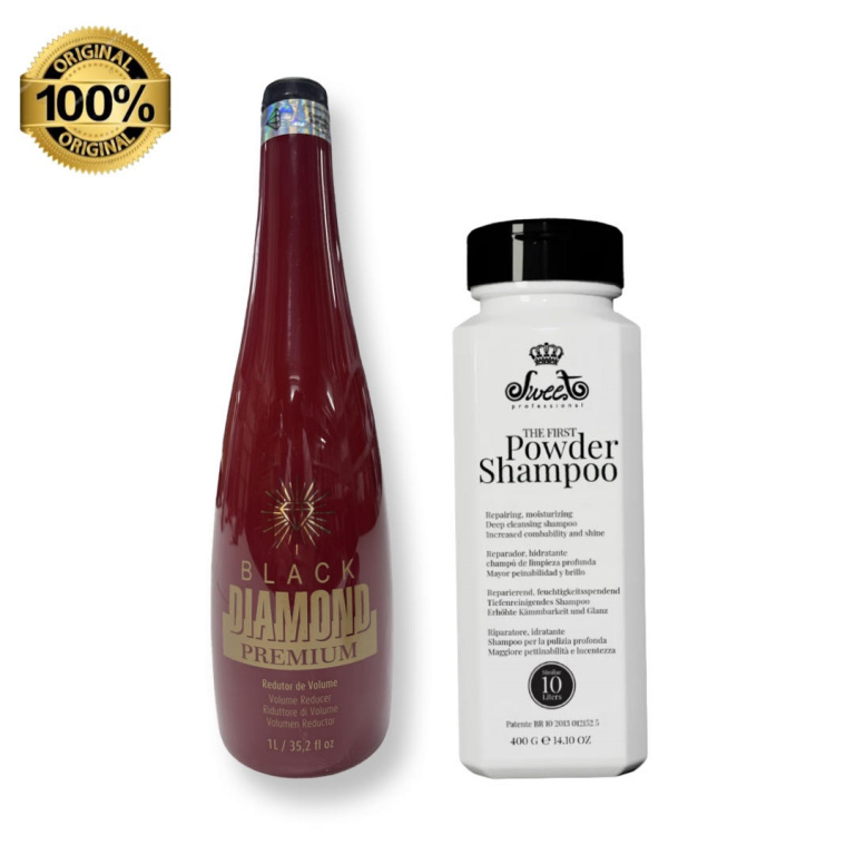 Black Diamond Premium 1000 ml & Sweet Hair Shampoo deep Nr1