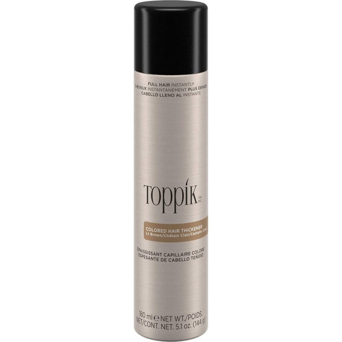 Toppik Colored Hair Thickener Lichtbruin - Haarverdikker Spray - Verbergt haaruitval - Direct voller haar - Afbeelding 1
