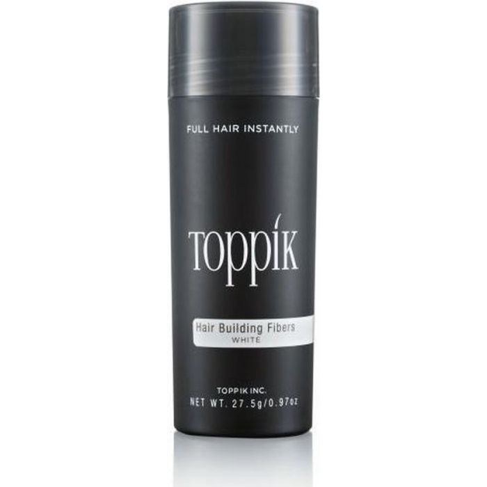 Toppik Hair Building Fibers Wit - 27,5 gram - Cosmetische Haarverdikker - Verbergt haaruitval - Direct voller haar - Afbeelding 1