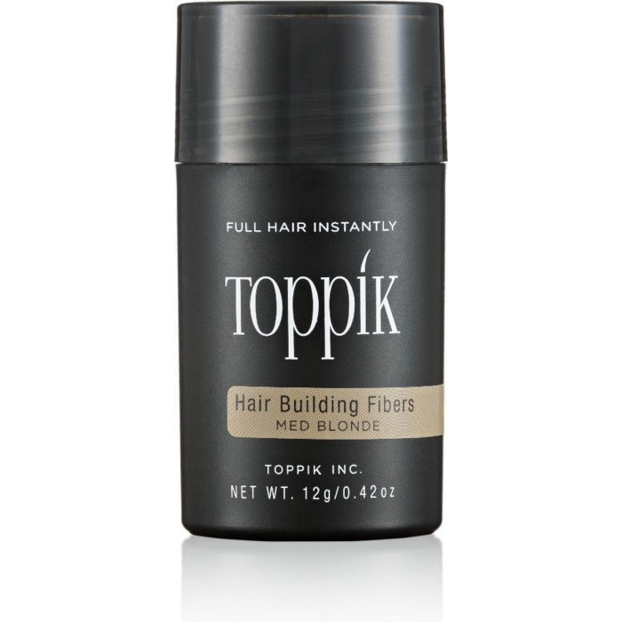 Toppik Hair Building Fibers Middenblond - 12 gram - Cosmetische Haarverdikker - Verbergt haaruitval - Direct voller haar - Afbeelding 1