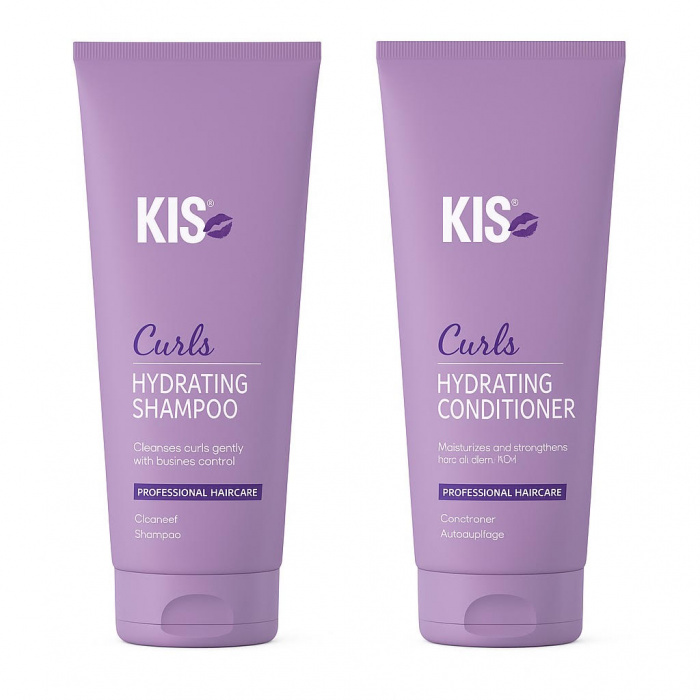 KIS - Curls Hydrating Duo Set - 300+250ml - Afbeelding 1