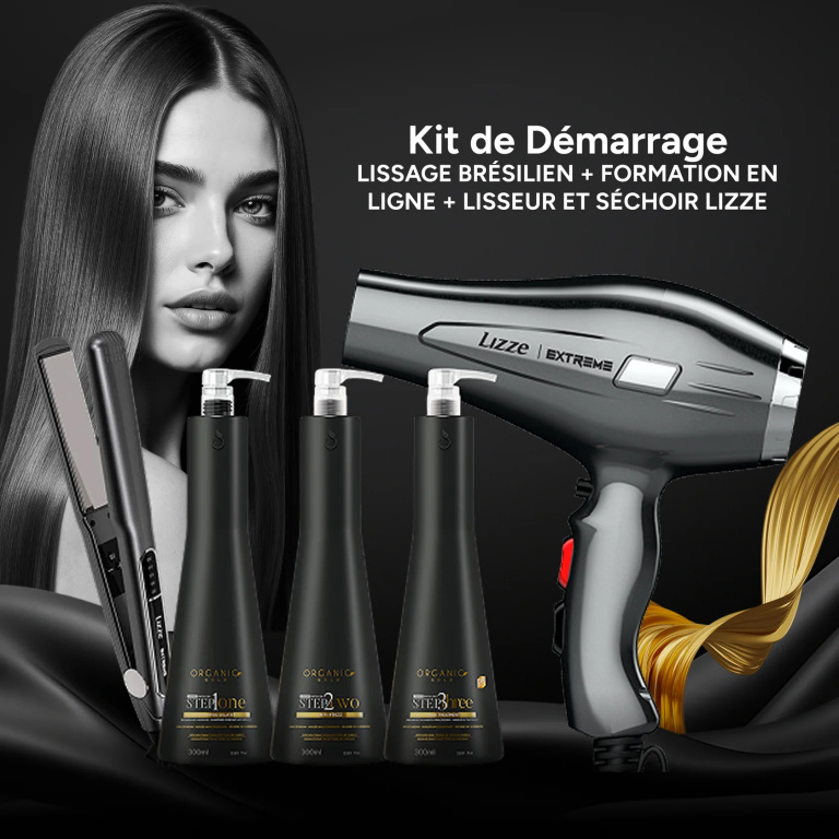 Organic Gold – Braziliaanse Keratinebehandeling + Lizze Stijltang en Haardroger