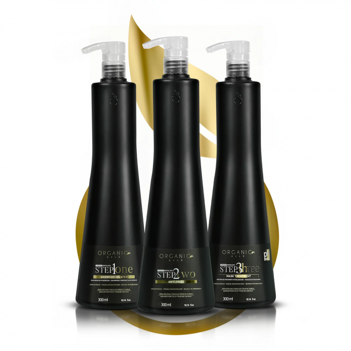 Organic Gold – Braziliaanse Keratinebehandeling + Lizze Stijltang en Haardroger - Afbeelding 2