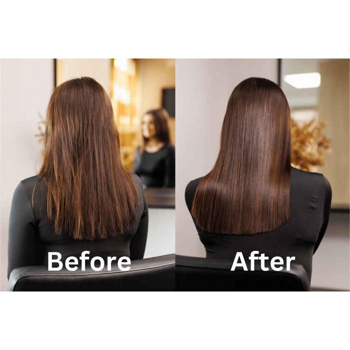 FlaKa Keratin Pro 100ml – Organische Keratinebehandeling voor Glad & Glanzend Haar & Shampoo & Conditioner na Keratinebehandeling & Masqué - Afbeelding 4