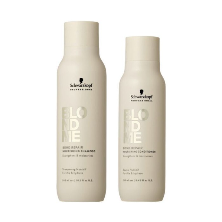 Schwarzkopf BlondMe Bond Repair Nourishing Shampoo 300ml + Conditioner 250ml