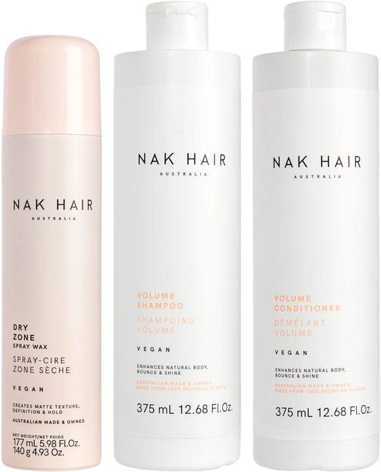 550x681 NAK Hair Australia Volume Haircare Set - Afbeelding 1