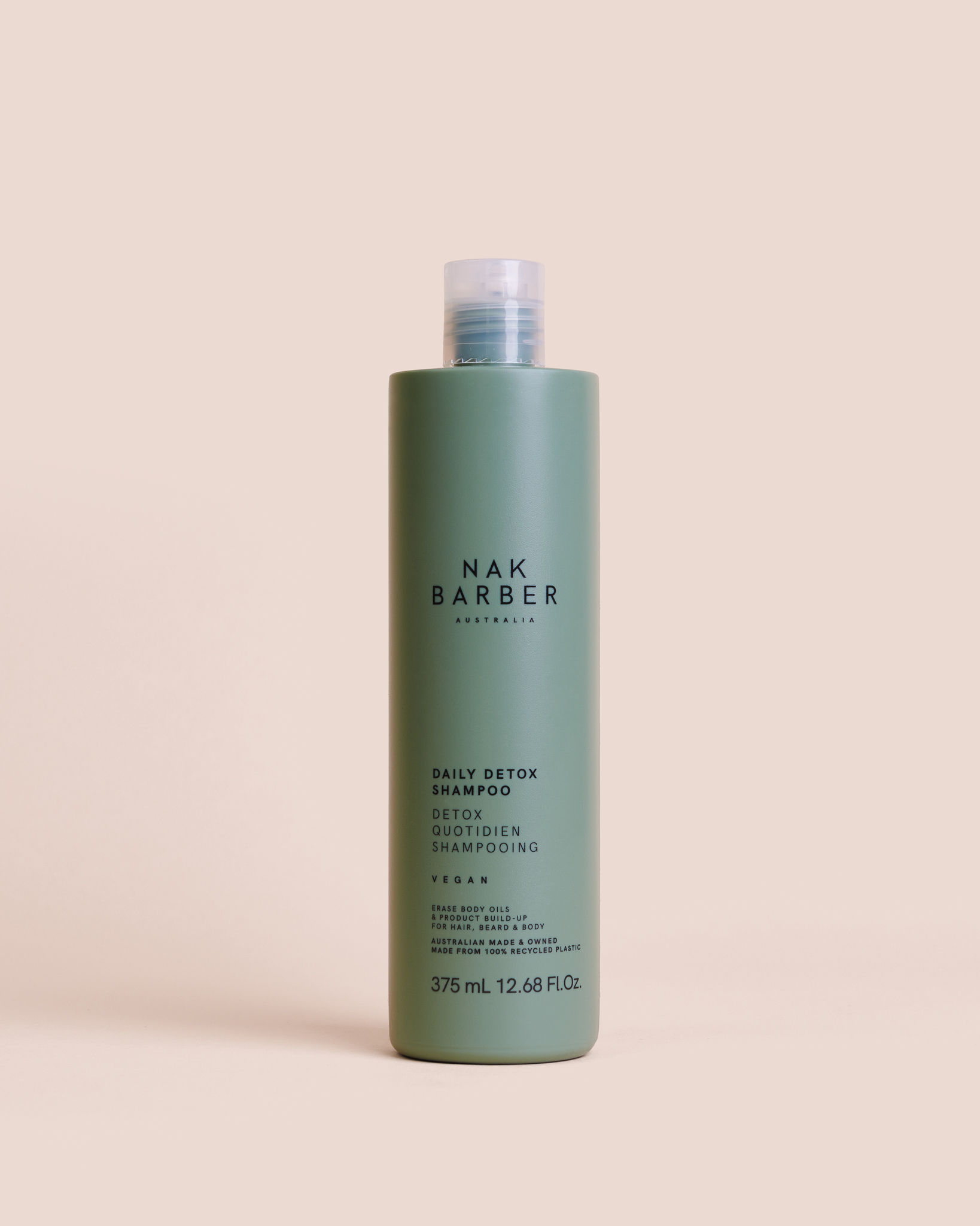 BARBER_ECOMM_WEB_DailyDetox NAK Barber Daily Detox Shampoo 375 ml - Afbeelding 1