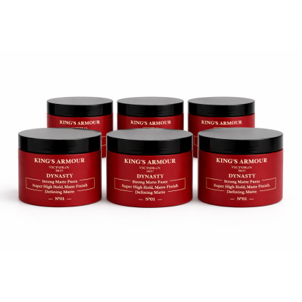 King’s Armour Dynasty Strong Matte Paste No.01 – 6-Pack Voordeelverpakking