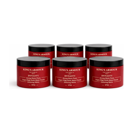 King’s Armour Dynasty Strong Matte Paste No.01 – 6-Pack Voordeelverpakking