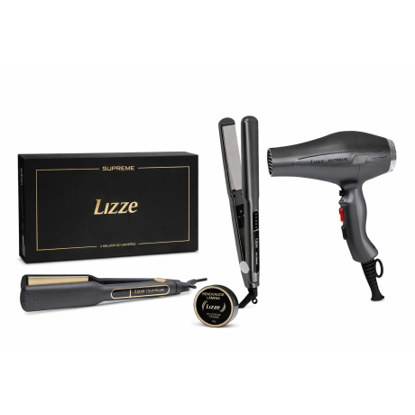 Lizze Professional Styling Set – Stijltang + Föhn (Salonresultaat Thuis)