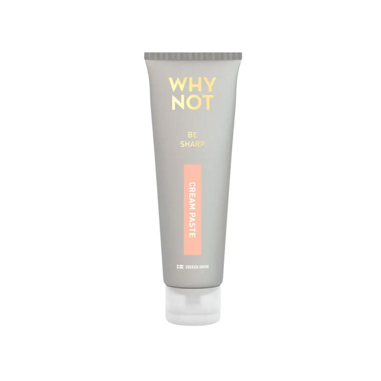 WHY NOT WN Cream Paste 100 ml – Styling Paste met Flexibele Hold Professionele cream paste voor textuur, controle en natuurlijke styling De WHY NOT Cream Paste is een professionele styling paste die het haar structuur, controle en een natuurlijke matte finish geeft. Ideaal voor moderne kapsels waarbij flexibiliteit en textuur centraal staan. Deze styling paste geeft het haar meer definitie zonder het zwaar te maken. Het haar blijft flexibel waardoor het kapsel gedurende de dag opnieuw gevormd kan worden. Perfect voor korte tot middellange kapsels en voor iedereen die een natuurlijke, moeiteloze look wil creëren. Belangrijkste voordelen Geeft het haar textuur en definitie Flexibele hold zonder stijf effect Natuurlijke matte finish Ideaal voor moderne kapsels Makkelijk opnieuw te stylen Professionele salonkwaliteit Geschikt voor Kort haar Halflang haar Haar dat textuur nodig heeft Moderne kapsels Gebruik Wrijf een kleine hoeveelheid paste tussen de handen en verdeel door droog haar. Style het haar naar wens. SEO Meta Titel WHY NOT Cream Paste 100 ml – Professionele Styling Paste met Flexibele Hold Meta Beschrijving WHY NOT Cream Paste geeft het haar textuur, controle en een natuurlijke matte finish. Ideale styling paste voor korte en moderne kapsels. SEO Zoekwoorden why not cream paste, styling paste haar, matte hair paste, professionele hair paste, textuur paste haar