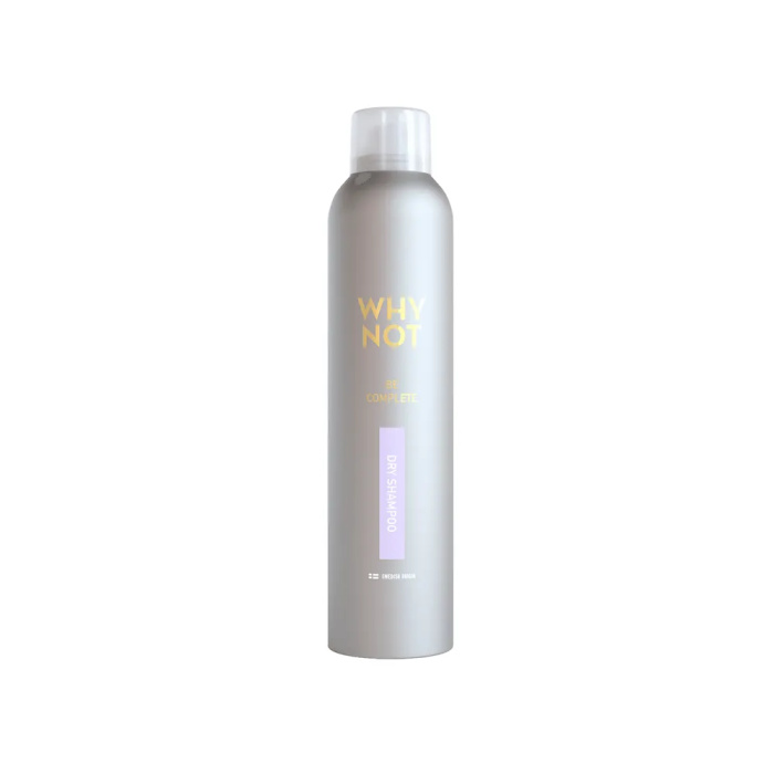 200800250 WN DRY SHAMPOO 250ml A dry shampoo for instant volume, texture & a fresh feel. Discover WHY NOT Dry Shampoo – the ultimate dry shampoo for those who want to refresh their hair, create volume and add extra texture between washes. Its powerful formula absorbs excess oil from the scalp, leaving your hair clean, airy and easy to style – without the need for water. This dry shampoo provides instant lift from the roots and makes the hair feel fuller and more flexible – perfect for both everyday hairstyles and glamorous looks. Leaves a clean feeling without water – absorbs oil and impurities from the scalp so the hair feels fresh and clean between washes. Strong performance with hold 4/5 – generous hold that maintains shape and adds structure without weighing the hair down. Easy to use – shake well, spray onto the roots in dry hair and work in with a brush or your fingers to achieve the desired result. This dry shampoo is the perfect choice for an active lifestyle, frequent travel, or when you simply need a quick refresh on busy days. Use it to boost volume in tired hair, create more defined styling, or revive your hair the day after washing. Tip: Focus the spray on the scalp for maximum absorption, then work it through the lengths if you want added texture and volume. Hold factor 4 of 5 Volumizing Eliminates fat