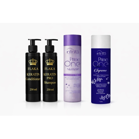 Premium Keratine Behandelingen bij Flaka Bij Flaka vindt u een exclusieve selectie professionele keratine behandelingen voor kappers en salons. Deze hoogwaardige formules helpen het haar diep te herstellen, te versterken en langdurig glad te maken. Dankzij de krachtige ingrediënten krijgt het haar opnieuw een gezonde uitstraling, meer glans en een zijdezachte structuur. Ontdek de professionele keratine oplossingen van Flaka voor zichtbaar sterker en gezonder haar. Professionele Keratine voor Herstel en Glans De professionele keratine producten van Flaka zijn ontwikkeld om beschadigd, droog en pluizig haar intensief te herstellen. Keratine dringt diep door in de haarvezels en helpt de natuurlijke structuur van het haar te versterken. Het resultaat is gladder, sterker en beter handelbaar haar met een langdurige glans. Perfect voor salons die hun klanten een premium keratine behandeling willen aanbieden.