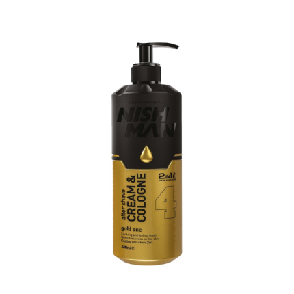 04 Gold One After Shave Cream Cologne 400ml Nishman