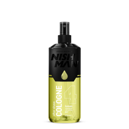 04 Lemon After Shave Cologne 400ml Nishman