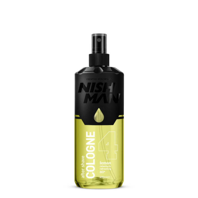 04 Lemon After Shave Cologne 400ml Nishman