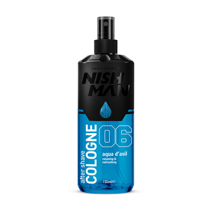 06 Aqua D'asil After Shave Cologne 150ml Nishman