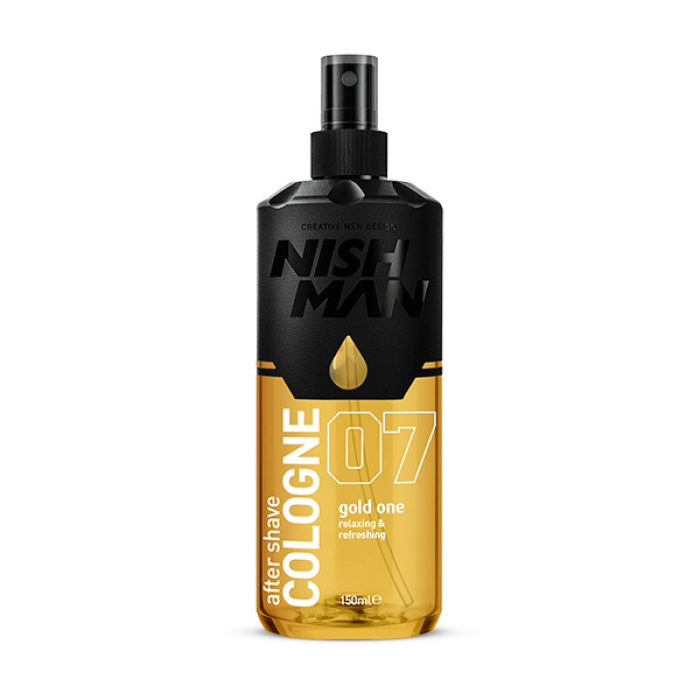 07 Gold One After Shave Cologne 150ml Nishman