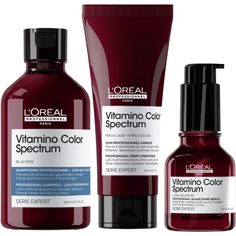 L'Oreal SE Vitamino Color Spectrum Blue Care Set - 300+200+50ml