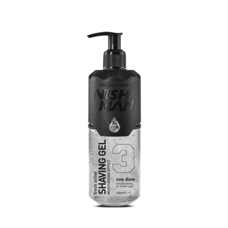 3 Easy Shave Shaving Gel 400ml Nishman