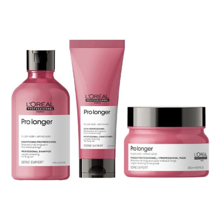 L'Oréal - Pro Longer Set - Shampoo & Leave-in Conditioner & Haarmasker