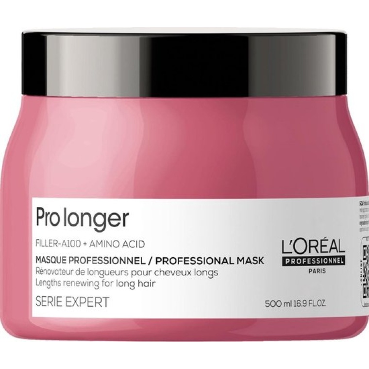 L'Oréal Professionnel Serie Expert Pro Longer Haarmasker is een intens versterkend en verdikkend haarmasker voor lang haar dat kracht, volume en glans mist. flaka.be