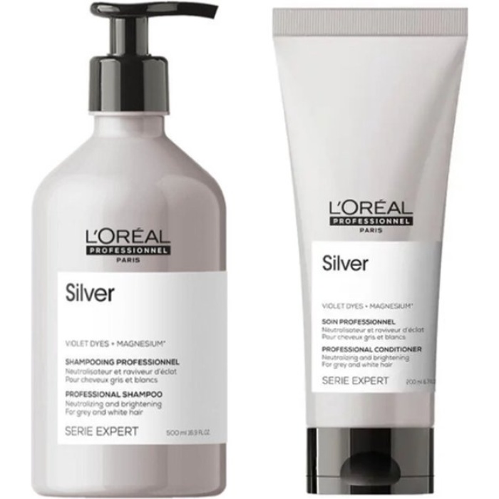 L’Oréal Professionnel Pro Longer Set – Shampoo, Conditioner & Masker voor Lang en Sterk Haar Lang haar is prachtig, maar vaak kwetsbaar aan de punten. Met de L’Oréal Professionnel Pro Longer set geef je jouw haar precies wat het nodig heeft om weer sterk, vol en gezond te ogen van aanzet tot punt. Deze professionele verzorgingsroutine is speciaal ontwikkeld voor lang haar met dunner wordende of beschadigde lengtes. De geavanceerde formule, verrijkt met Filler-A100 technologie en aminozuren, helpt de haarvezel van binnenuit te versterken en de haarpunten zichtbaar voller te maken. Het resultaat is haar dat niet alleen langer groeit, maar er ook voller, gezonder en krachtiger uitziet. Wat zit er in de set: 1. Pro Longer Shampoo Reinigt het haar op milde wijze en helpt de lengtes te versterken zonder het haar te verzwaren. Ideaal voor dagelijks gebruik. 2. Pro Longer Conditioner Ontwart het haar direct en voedt intensief. Het haar voelt zachter aan en wordt makkelijker doorkambaar. 3. Pro Longer Masker Een diep voedende behandeling die de haarpunten herstelt en helpt om gespleten punten te verminderen. Geeft het haar een gezonde glans en extra stevigheid. Bij regelmatig gebruik helpt deze complete routine om haarbreuk te verminderen, gespleten punten te beperken en de haarlengtes zichtbaar voller te maken. Perfect voor iedereen die droomt van lang, sterk en verzorgd haar zonder dunne, beschadigde punten. Geef je haar de verzorging die het verdient en ervaar het verschil van professionele kwaliteit bij elke wasbeurt. L’Oréal Pro Longer – voor langer haar dat er ook écht gezond uitziet.
