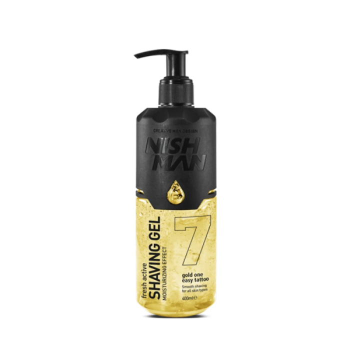 7 Gold One Shaving Gel 400ml Nishman