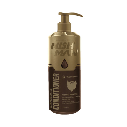 Conditioner Shampoo Beard and Mustache Care 200ml Nishman