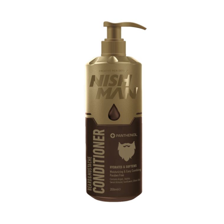 Condtioner Shampoo Beard and Mustache Care 200ml Nishman