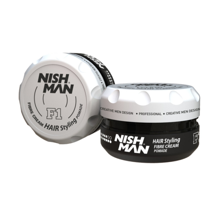 Hair Styling Fibre Cream Pomade F1 100ml Nishman
