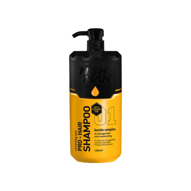 Shampoo Pro Hair Paraben Free 1250ml #1 Nishman