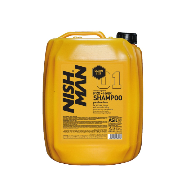 Shampoo Pro Hair Paraben Free Salon Size 5L #1 Nishman