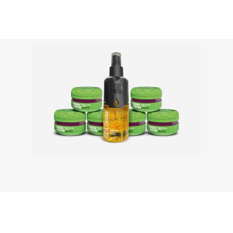 NISH MAN HAIR STYLING WAX KERATIN 100 ML