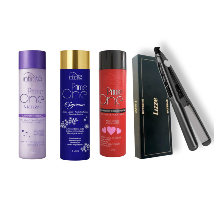 Infinita Keratine + Protein + Botox Set met Professionele Stijltang – Complete Salon Behandeling