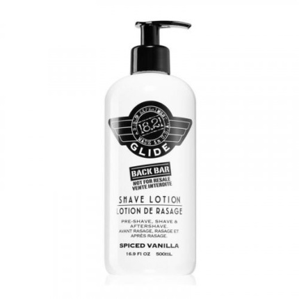 18.21 Man Made Glide Shave Lotion 500ml Spiced Vanilla
