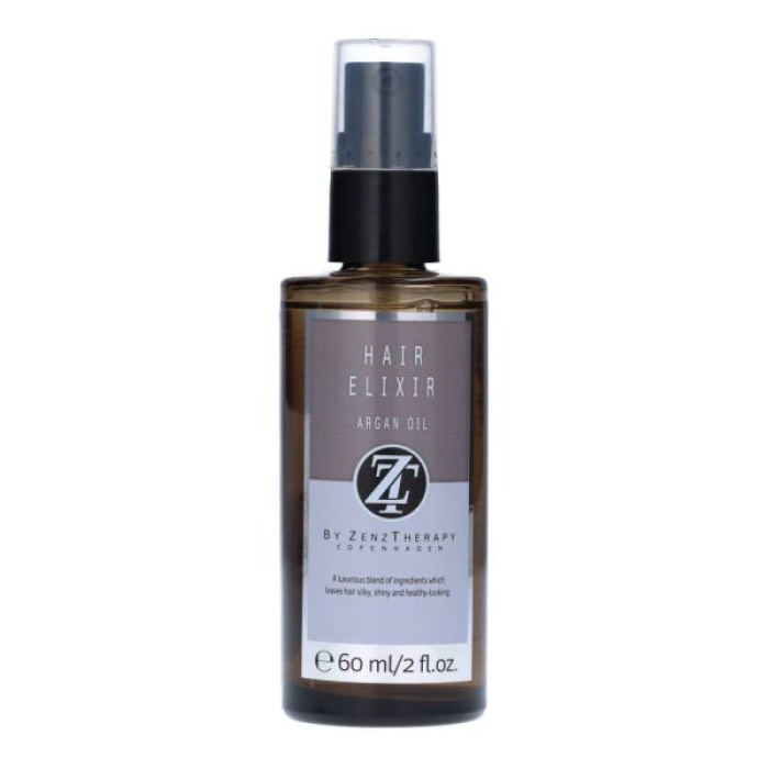 ZENZTHERAPY Hair Elixir Argan Oil is een luxe professionele haarolie die het haar intens voedt, beschermt en een prachtige gezonde glans geeft zonder het haar vet of zwaar te maken. Deze exclusieve formule met hoogwaardige arganolie helpt droog, beschadigd en pluizig haar opnieuw zijdezacht en soepel aan te laten voelen. Dankzij de lichte maar krachtige samenstelling wordt het haar direct gladder, beter handelbaar en zichtbaar gezonder. De olie helpt gespleten haarpunten te verminderen terwijl het tegelijkertijd bescherming biedt tegen hitte, styling en dagelijkse invloeden van buitenaf. ZENZTHERAPY Hair Elixir Argan Oil trekt snel in het haar en laat een luxe salonfinish achter met een natuurlijke glans en een zijdezachte touch. Perfect voor zowel dagelijks gebruik als professionele styling. Voordelen van ZENZTHERAPY Hair Elixir Argan Oil: • Intens voedende arganolie formule • Geeft directe glans en zachtheid • Vermindert pluizig haar • Beschermt tegen hitte en styling • Maakt het haar beter handelbaar • Verzwaart het haar niet • Helpt droge punten herstellen • Luxe professionele salonkwaliteit Perfect voor: • Droog en beschadigd haar • Pluizig haar • Gekleurd of chemisch behandeld haar • Extra glans en zachtheid • Dagelijkse bescherming • Professionele styling routines Gebruik: Breng 1 à 2 pompjes aan op handdoekdroog of droog haar. Verdeel vooral over lengtes en punten. Niet uitspoelen. Kan dagelijks gebruikt worden voor extra verzorging en glans. Waarom bestellen bij Flaka.be? Bij Flaka.be koop je originele professionele ZENZTHERAPY producten die geselecteerd zijn door ervaren haarspecialisten. Ontdek premium haarverzorging, snelle levering en exclusieve salonkwaliteit voor thuisgebruik. SEO Titel: ZENZTHERAPY Hair Elixir Argan Oil 60ml | Professionele Haarolie | Flaka.be Meta Beschrijving: Koop ZENZTHERAPY Hair Elixir Argan Oil 60ml bij Flaka.be. Luxe arganolie voor glans, voeding, bescherming en pluisvrij haar. SEO Zoekwoorden: ZENZTHERAPY Argan Oil Hair Elixir haarolie Professionele haarolie Arganolie voor haar Glans haarolie Anti pluis haarolie ZENZTHERAPY haarverzorging Luxe haarolie Beschadigd haar herstellen Flaka.be ZENZTHERAPY