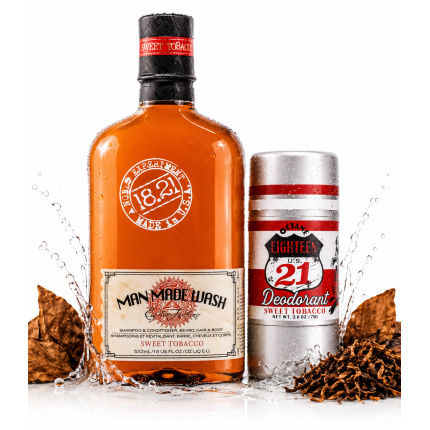 18.21 Man Made Sweet Tobacco – Premium Mannenverzorging met Luxe Geur