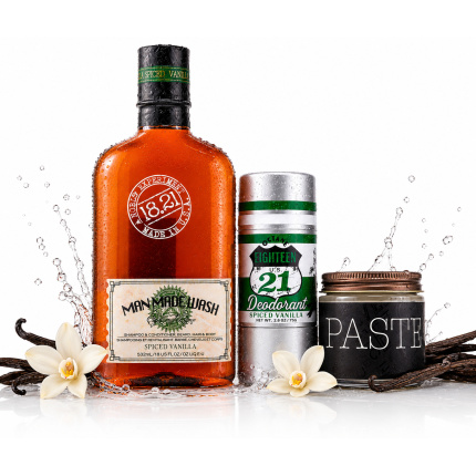 18.21 Man Made Spiced Vanilla Set – Luxe Verzorging Voor De Moderne Man