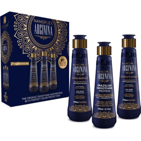 Vitta Gold Nanoplex Arginina Proteïne kit 3x200ml Verwen uzelf met de ultieme oplossing voor het gladmaken van uw haar: de Vitta Gold Nanoplex Arginina Proteïne kit 3x200ml, de perfecte keuze voor professionele hairstylisten die topkwaliteit leveren. Elk product in deze kit is zorgvuldig samengesteld om synergetisch samen te werken en levert verbazingwekkende resultaten die werkelijk opmerkelijk zijn. Geniet van ongeëvenaarde gladheid en perfecte steilheid. Maak het haar van al uw klanten, vooral natuurlijke blondines en mensen met gebleekt haar, vlekkeloos steil met Nanoplex Arginina™ flaka.be