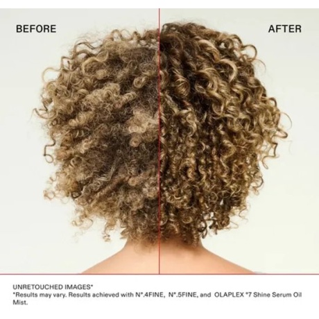 Ontdek Olaplex Nº.7 Shine Serum Oil Mist 80 ml bij flaka.be, een professionele haarolie in sprayvorm die zorgt voor intense glans, een zijdezachte finish en een gezonde uitstraling. De lichte formule helpt pluis te verminderen, ondersteunt de haarstructuur en beschermt het haar tijdens het föhnen en stylen met hittetools. Geschikt voor alle haartypes, inclusief gekleurd, geblondeerd en beschadigd haar. Ideaal voor dagelijks gebruik zonder het haar te verzwaren. Kies voor professionele haarverzorging van flaka.be en geniet van langdurige glans, een gladde finish en gezond uitziend haar met Olaplex Nº.7 Shine Serum Oil Mist.