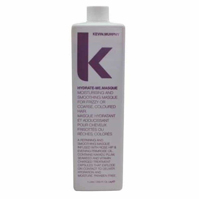 Kevin Murphy Hydrate Me Masque 1000 ml is een professioneel hydraterend haarmasker voor droog, beschadigd en pluizig haar. Voedt intensief, vermindert pluis en zorgt voor zacht, glanzend en gezond haar. Exclusief verkrijgbaar bij Flaka.be.