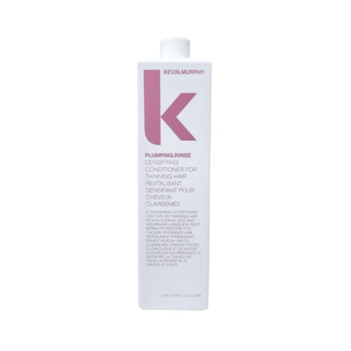 Bestel Kevin Murphy Plumping.Rinse Conditioner 1000 ml bij Flaka.be. Professionele verdikkende conditioner voor fijn en dunner wordend haar. Zorgt voor meer volume, hydratatie, glans en een vollere uitstraling.