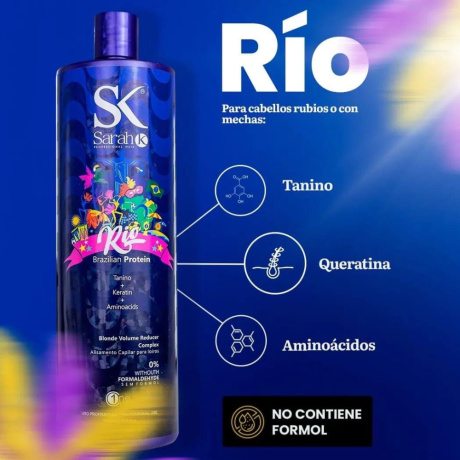 Sarah K Professional Rio Brazilian Protein Tanino & Amino Acids Blonde Volume Reducer Complex 1000 ml is een professionele gladmakende behandeling zonder formaldehyde, speciaal ontwikkeld voor blond, geblondeerd en chemisch behandeld haar. Verkrijgbaar bij **flaka.be** voor professionele salons, kappers en ervaren gebruikers die op zoek zijn naar een hoogwaardige Brazilian Protein treatment voor gladder, zachter en beter handelbaar haar. Deze professionele behandeling helpt pluis en ongewenst volume te verminderen en geeft het haar een gladdere, meer gecontroleerde uitstraling. De formule met tanine en aminozuren is ontwikkeld voor blond haar en ondersteunt een verzorgde, soepele en glanzende finish zonder het haar onnodig zwaar te maken. Sarah K Rio Brazilian Protein is bijzonder geschikt voor klanten met blond, ontkleurd, poreus, droog, golvend of moeilijk handelbaar haar. Door de professionele smoothing-formule wordt het haar beter controleerbaar tijdens het föhnen en stylen. Het uiteindelijke resultaat is afhankelijk van de oorspronkelijke haarstructuur, de conditie van het haar en de gebruikte professionele applicatietechniek. Bij **flaka.be** vindt u Sarah K Professional Rio Brazilian Protein als onderdeel van een uitgebreid assortiment professionele Brazilian Protein, keratine, proteïne, anti-frizz en smoothing treatments voor salons en haarprofessionals. Voor blond en geblondeerd haar is een correcte haaranalyse extra belangrijk. De temperatuur van de stijltang moet altijd worden aangepast aan de porositeit, elasticiteit, dikte en algemene conditie van het haar. Zeer gevoelig of sterk geblondeerd haar vereist een lagere temperatuur en minder passages dan sterk en resistent haar. Een professionele toepassing helpt het haar gladder, zachter en glanzender te maken en kan pluis en overtollig volume zichtbaar verminderen. Het haar wordt na een correcte behandeling gemakkelijker te föhnen, te stylen en onder controle te houden. **Belangrijkste kenmerken** Sarah K Professional Rio Brazilian Protein Tanino & Amino Acids formule Blonde Volume Reducer Complex Zonder formaldehyde Inhoud 1000 ml Professionele anti-frizz en smoothing behandeling Speciaal ontwikkeld voor blond en geblondeerd haar Helpt ongewenst volume te verminderen Ondersteunt gladheid, zachtheid en glans Voor professioneel salongebruik Wie zoekt naar **Sarah K Brazilian Protein zonder formaldehyde**, **Brazilian Protein voor blond haar**, **professionele volume reducer**, **anti-frizz behandeling voor geblondeerd haar** of een **professionele smoothing treatment**, vindt bij **flaka.be** een zorgvuldig geselecteerd assortiment professionele haarbehandelingen voor verschillende haartypes en salonbehoeften. Voor het beste resultaat wordt aangeraden vóór gebruik altijd een pluktest en een professionele haaranalyse uit te voeren. Vooral bij sterk geblondeerd, poreus of beschadigd haar moet de toepassing zorgvuldig worden aangepast aan de conditie van de haarvezel. Bestel **Sarah K Professional Rio Brazilian Protein Tanino & Amino Acids Blonde Volume Reducer Complex 1000 ml bij flaka.be** en ontdek professionele haarverzorging voor salons, kappers en ervaren gebruikers die streven naar gladder, zachter, glanzender en beter handelbaar haar.