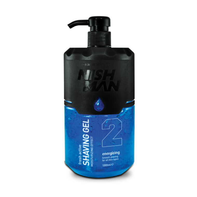 Koop Nishman Fresh Active Shaving Gel No.2 Energizing 1000 ml bij flaka.be. Professionele transparante scheergel voor nauwkeurig scheren, zachte baardharen en een verzorgde huid. Korte Google-tekst